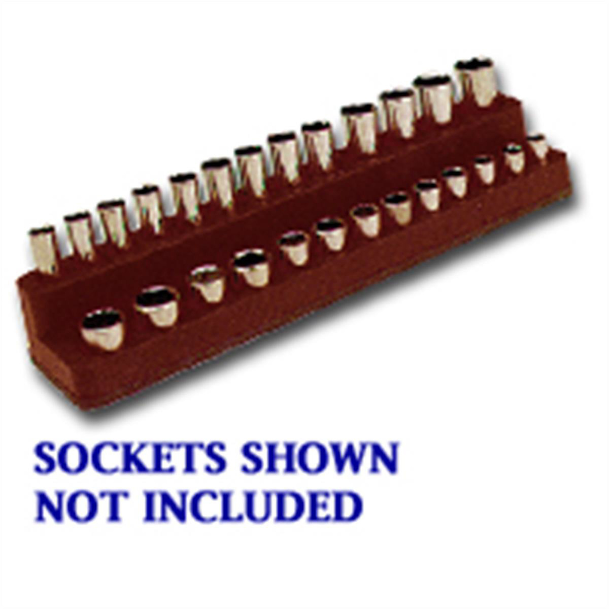 Mechanic's Time Savers Magnetic Socket Holder — 1/4in. Drive, Holds 26 Shallow/Deep Sockets, Black, Model# MTS728